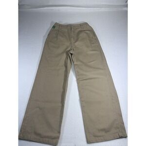Empyre Tori Chino Pants Womens Small S Khaki Tan Twill Skate Baggy Loose Fit